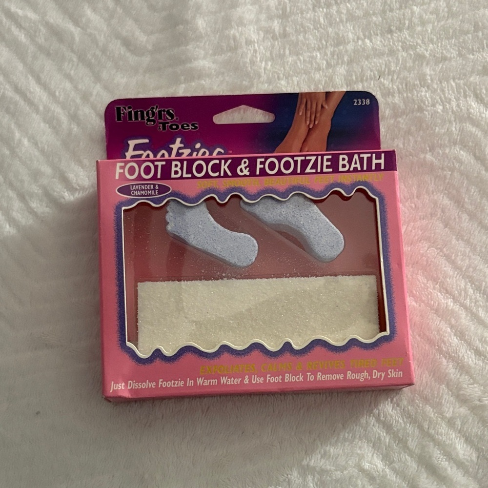 Foot Block & Footzie Bath - Lavender Chamomile